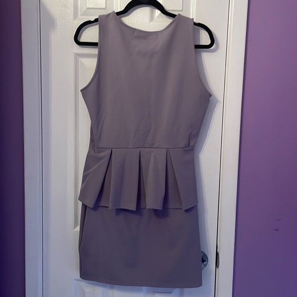 Boohoo Peplum Dress - Picture 2 of 6